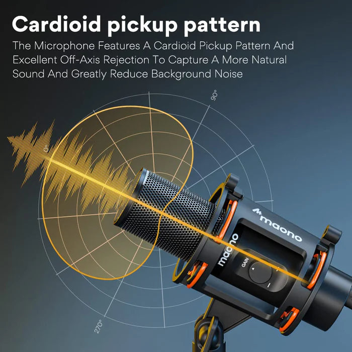 MAONO AU-PM471TS Condenser Cardioid Desktop USB Microphone MAONO AU-PM471TS Condenser Cardioid Desktop USB Microphone